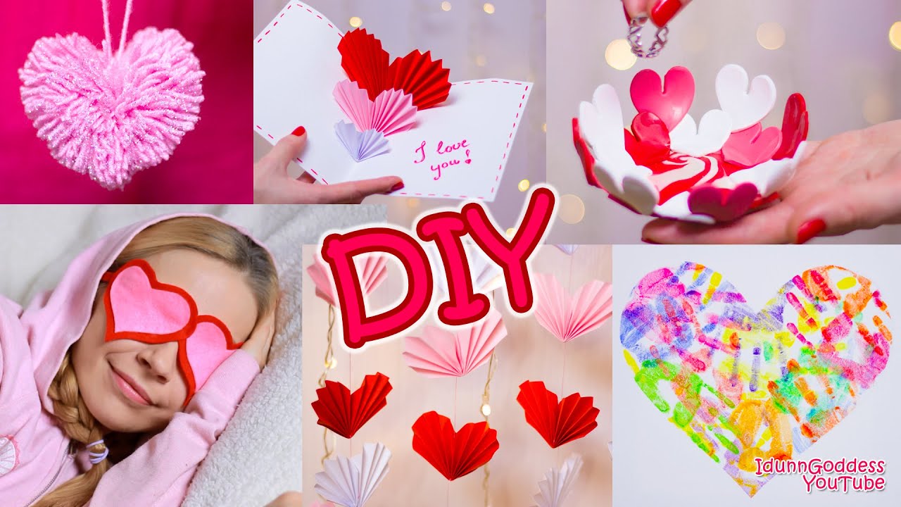 5 DIY Valentine&#8217;s Day Gifts and Room Decor Ideas