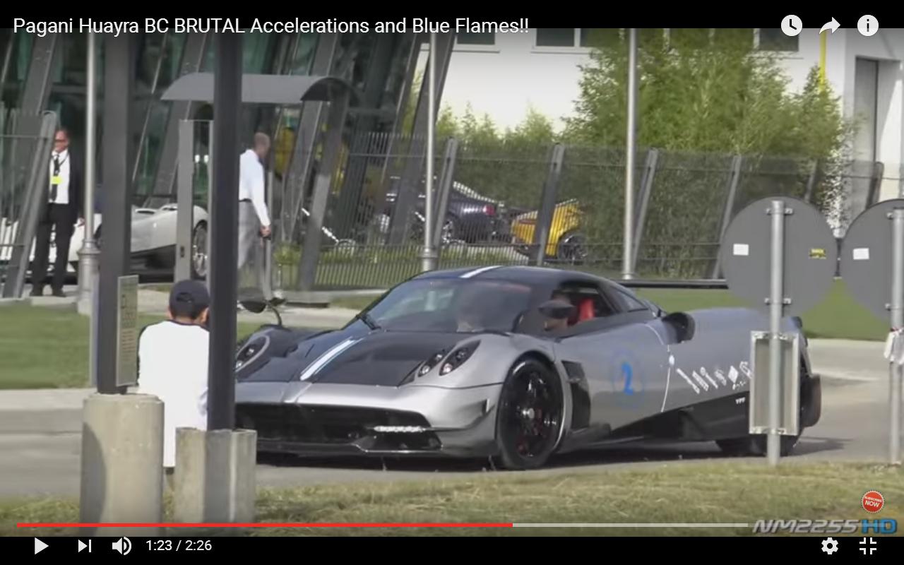 Pagani Huayra BC, fra accelerazioni e effetti scenici [Video]