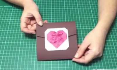 Cuore origami Partecipazioni fai da te
