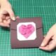 Cuore origami Partecipazioni fai da te