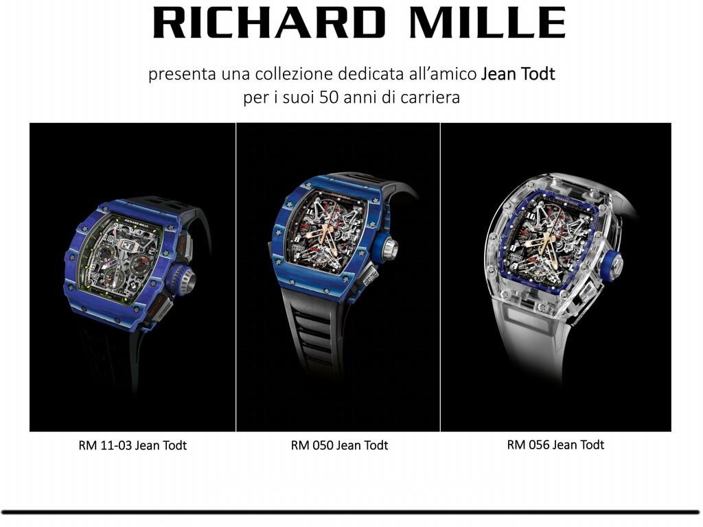 Orologi di lusso Richard Mille Jean Todt 50th Anniversary