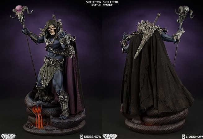 He-Man Masters of the Universe: la statua di Skeletor di Sideshow