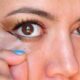 Trucco occhi gatta nastro adesivo