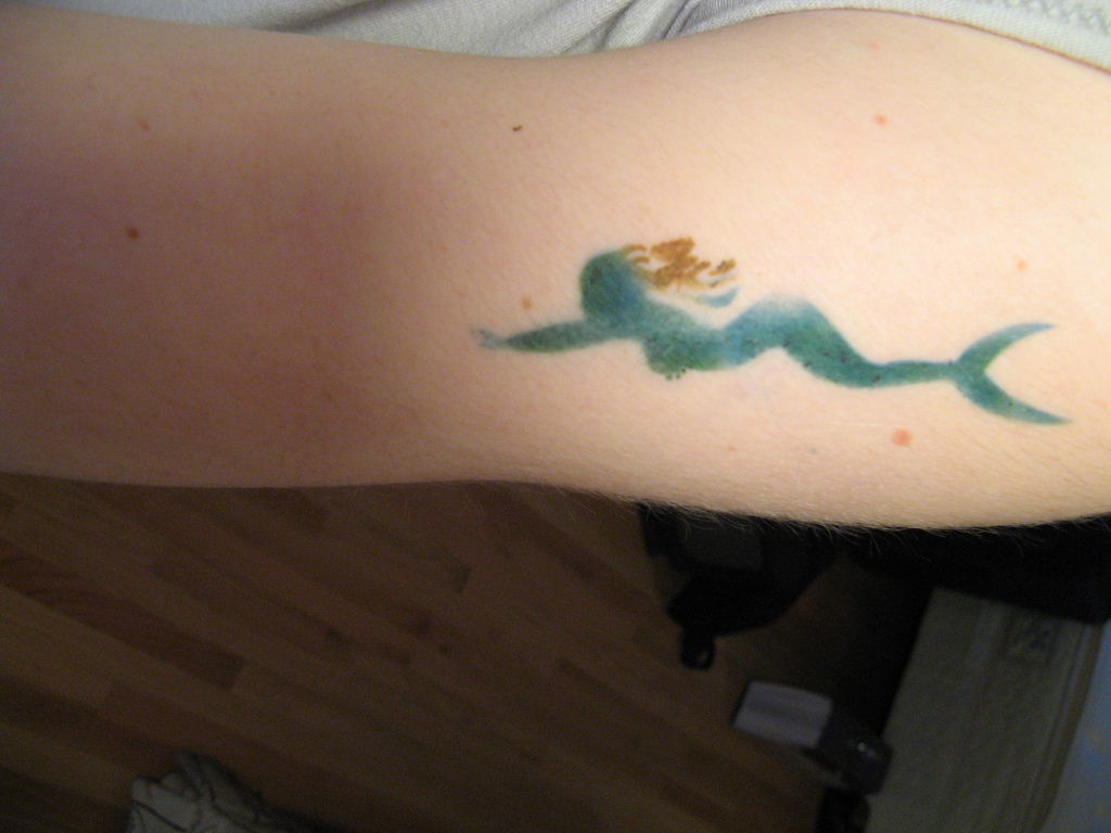Tatuaggio della sirena, le idee a cui ispirarsi