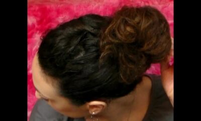 Avete i capelli ricci e sognate un elegante raccolto? Ecco il video tutorial di un'acconciatura facile e veloce.