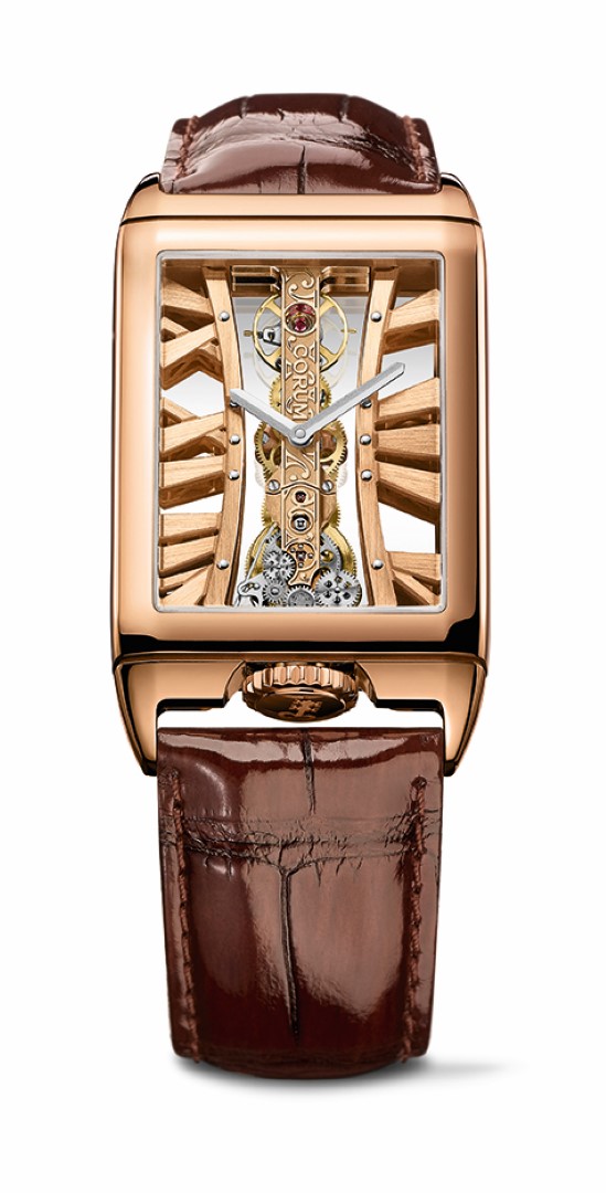 Baselworld 2017: Corum presenta il Golden Bridge con una nuova cassa rettangolare