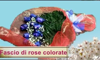 Creazione Fascio Di Rose Blu