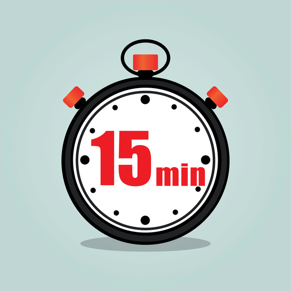 Come ottimizzare i tempi e cambiare vita con la regola dei 15 minuti