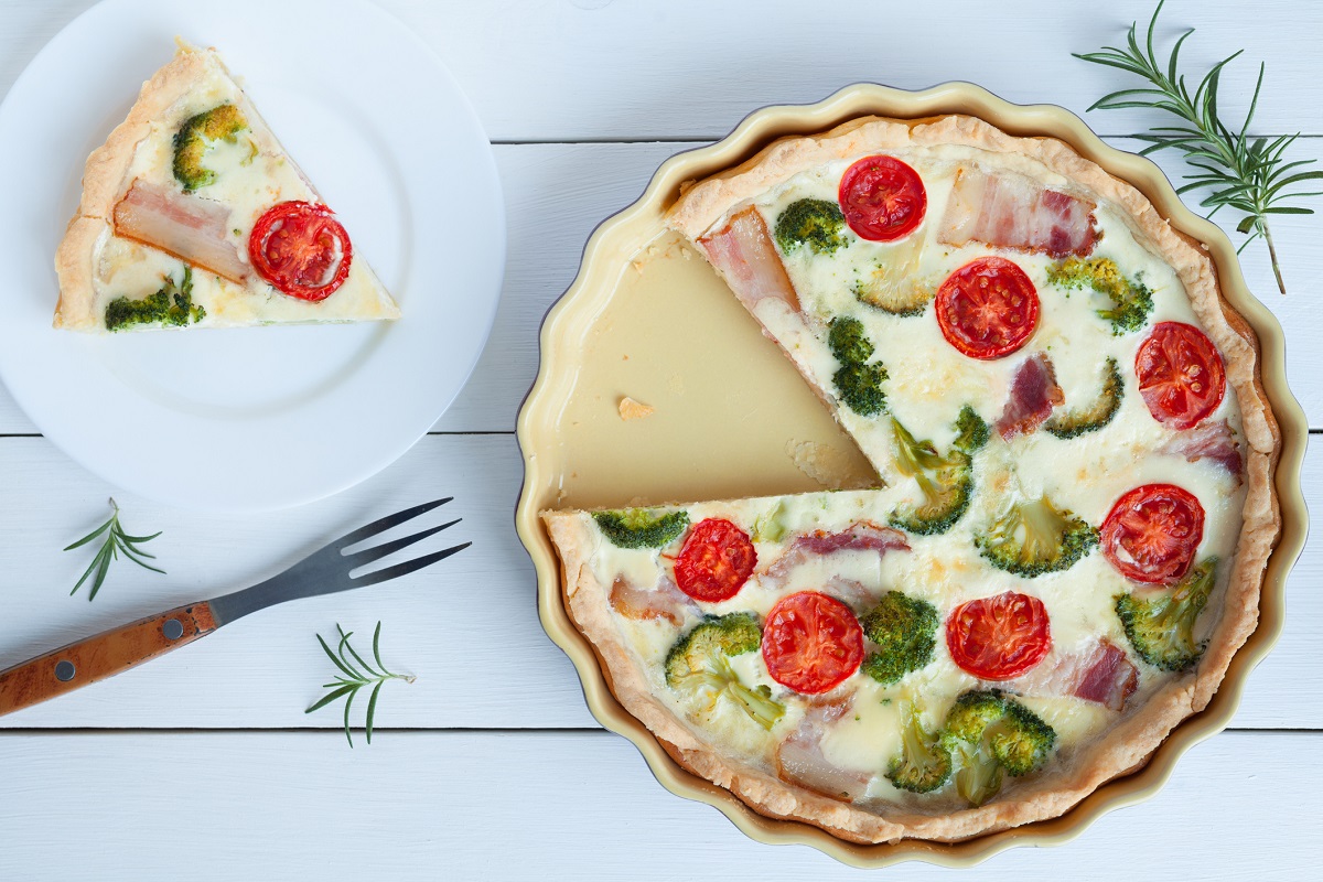 crostata salata alle verdure