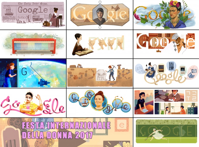 Festa della donna 2017: chi sono i personaggi femminili celebrati nel Google Doodle