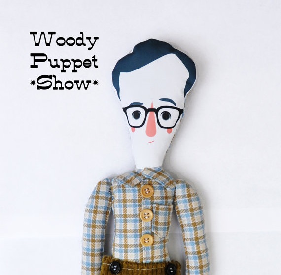 Woody Allen, la bambola realizzata a mano