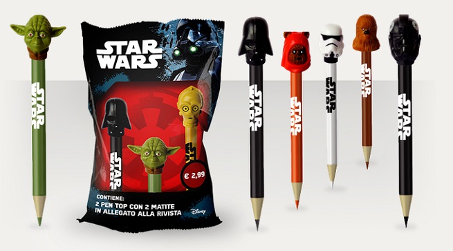 Giochi in Edicola: le Star Wars Pen Top di Centauria