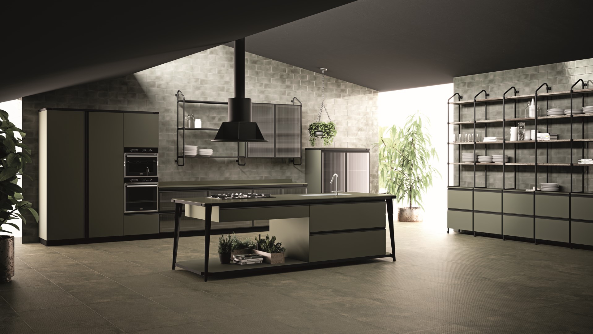 Fuorisalone 2017: lo spazio “Diesel Living pop-up home” e la nuova cucina Open Workshop con Scavolini