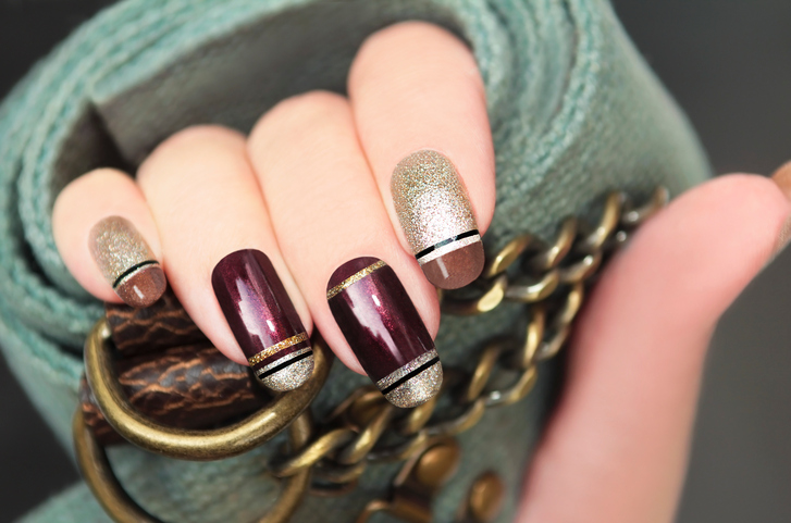 Nail art con righe e strisce: 8 idee favolose