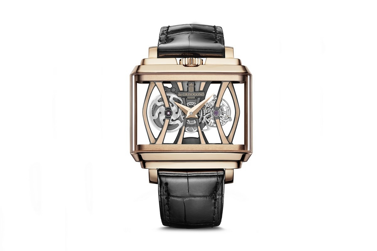 Orologio di lusso de Grisogono New Retro Tourbillon Scheletrato