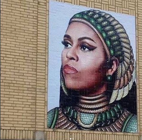 Il murale della discordia di Michelle Obama