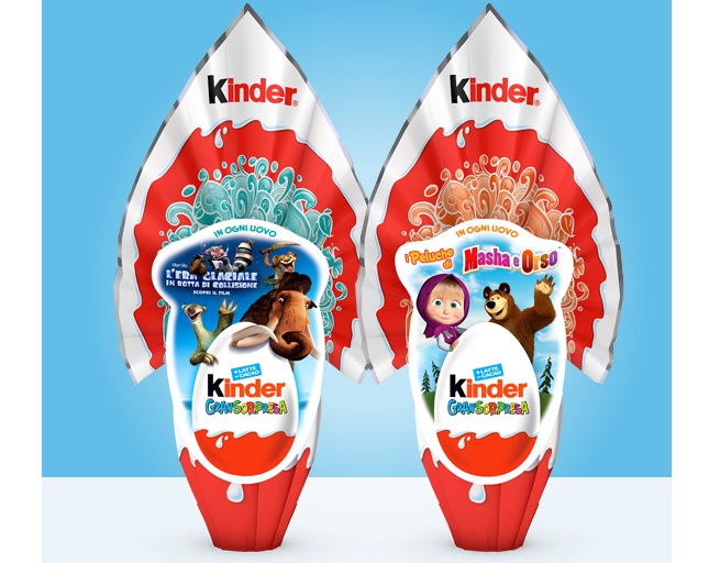 Pasqua 2017, Uova Kinder Gran Sorpresa