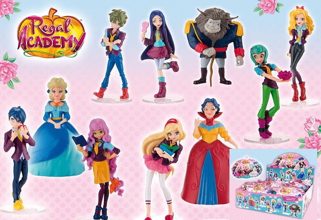 Giochi in edicola: i personaggi di Regal Academy di Rainbow