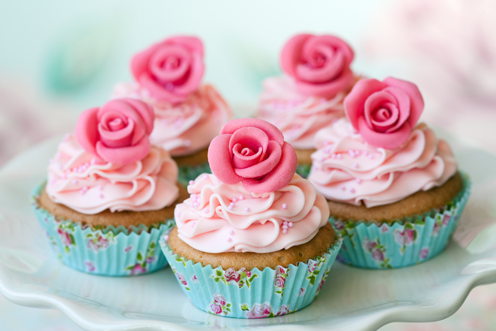 cupcake con le rose