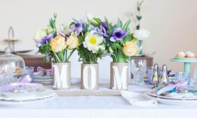 Festa mamma decorazioni fai da te tavola