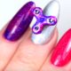 Fidget spinner nail art video