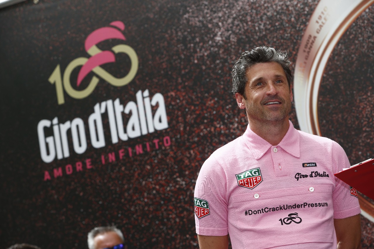 Giro d&#8217;Italia 2017: Patrick Dempsey ciclista per un giorno