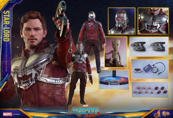 Guardiani della Galassia Vol. 2: l&#8217;action doll di Star-Lord di Hot Toys