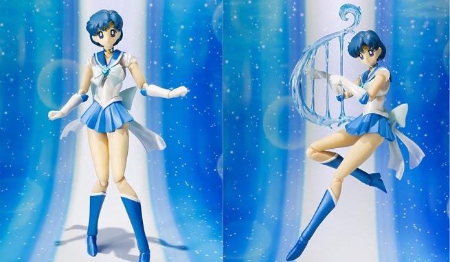 Sailor Moon: l&#8217;action figure di Super Sailor Mercury di Bandai