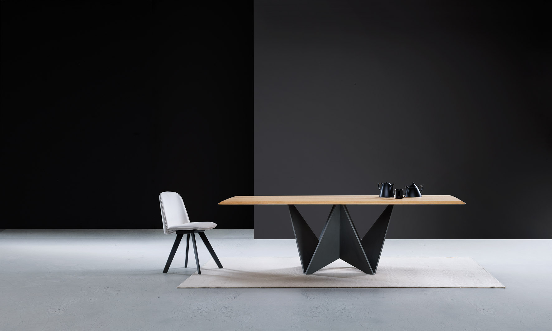 Natisa arredamento: il tavolo Origami, le foto