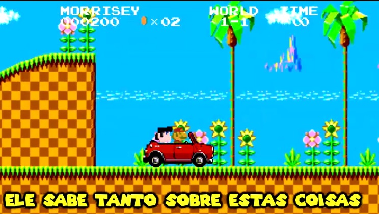 Super Mario Bros versione Morrisey in “This Charming Man”