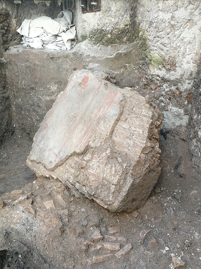 Roma, scoperta una piccola Pompei durante gli scavi per la Metro C