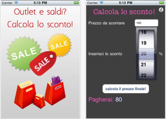 Saldi 2017, un’app calcola lo sconto percentuale per noi