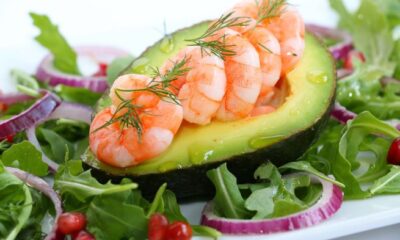 Insalata di avocado e gamberetti