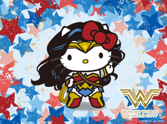 Wonder Woman e Hello Kitty, nuova collaborazione per Sanrio e DC Comics