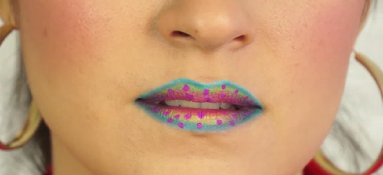 Labbra arcobaleno
