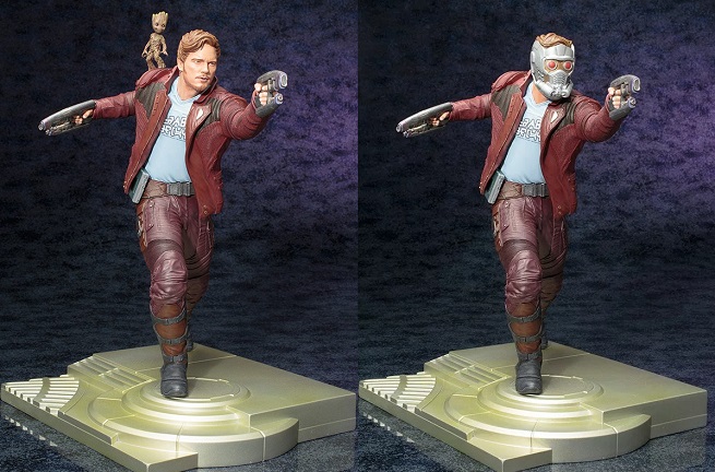 Guardiani della Galassia Vol. 2: la figure statica di Star-Lord di Kotobukiya