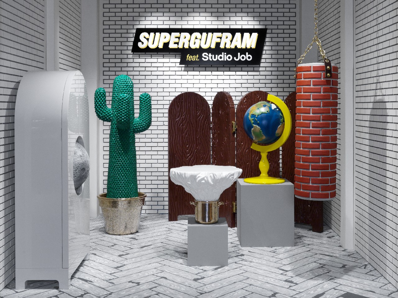 Design Miami Basel 2017: SUPERGUFRAM feat. Studio Job, le nuove edizioni limitate delle sculture domestiche ironiche e pop