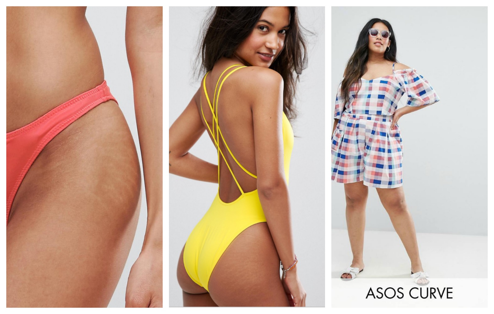 Asos mostra le sue modelle con la cellulite e le smagliature