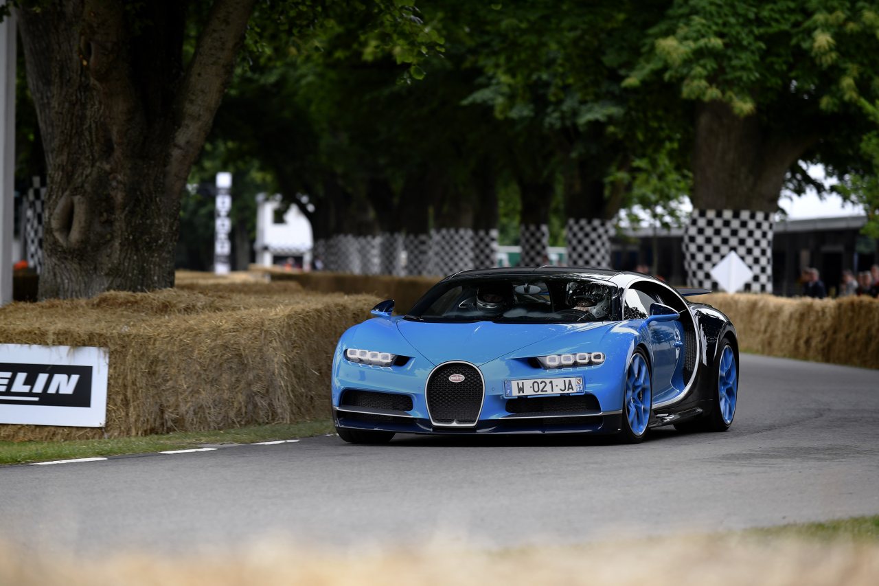 Bugatti regina di potenza al Goodwood Festival of Speed 2017