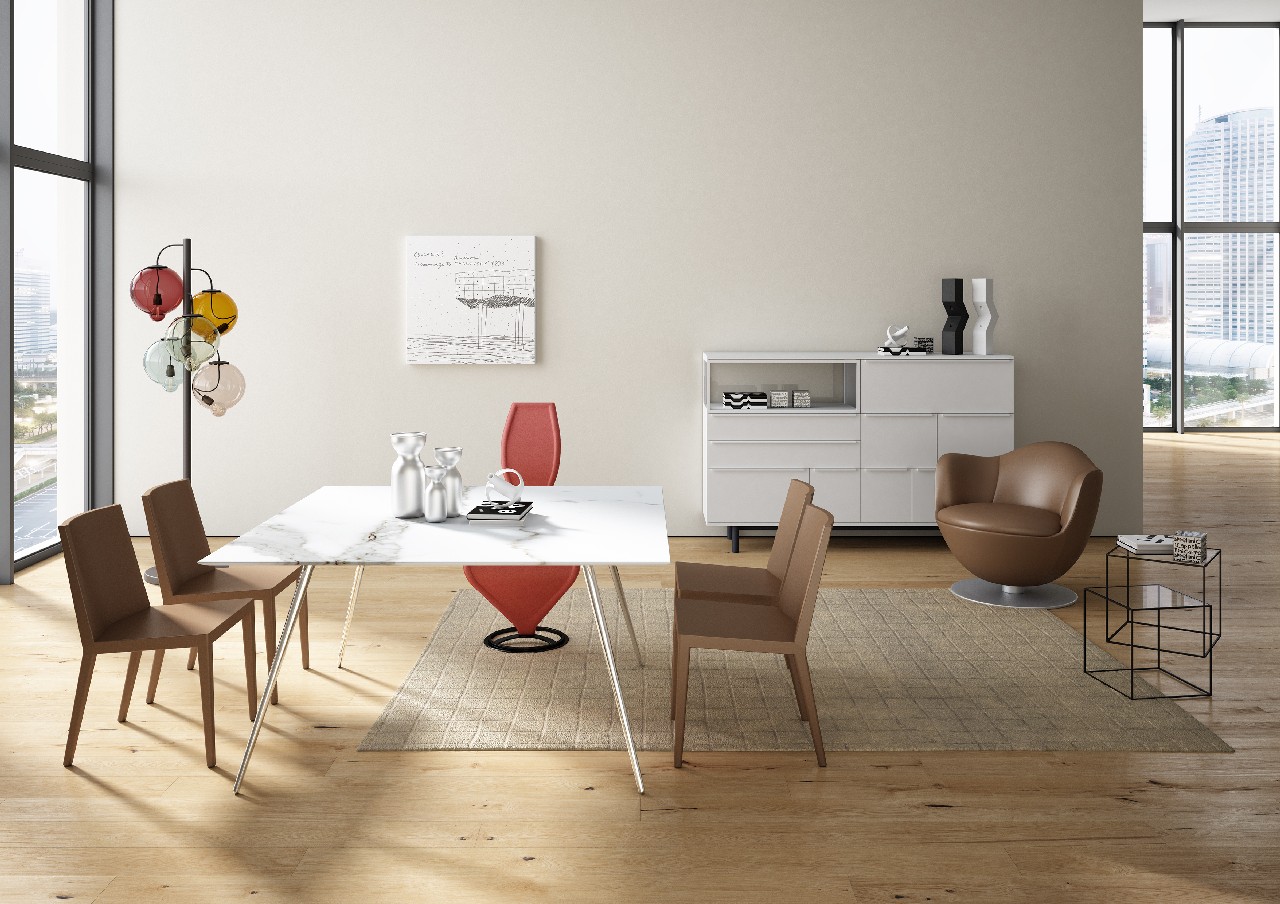 Cappellini mobili design: lo stile nordico del tavolo Stay di Fermé