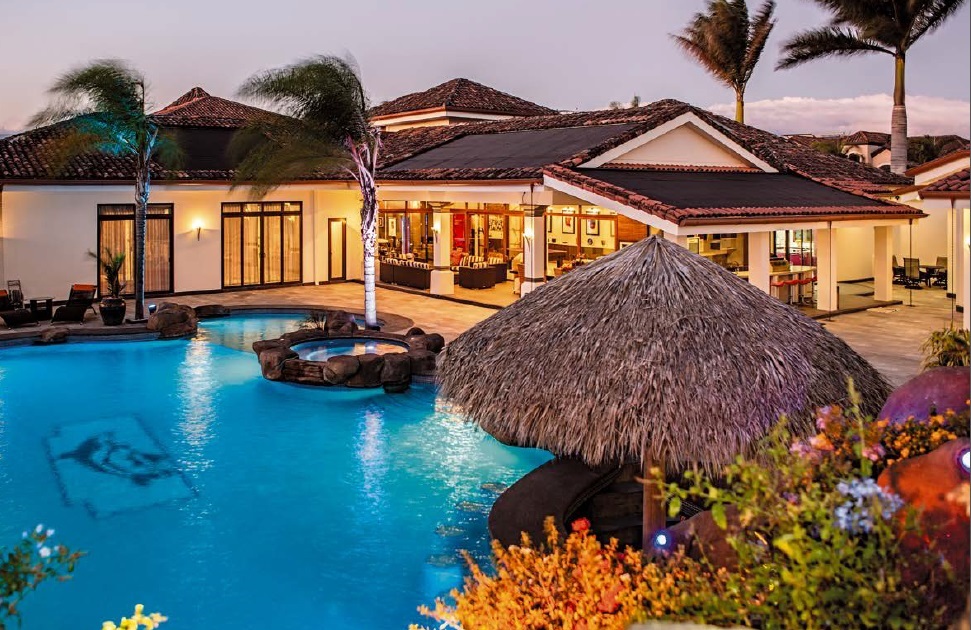Casa di lusso con piscina e palme a San Jose in Costa Rica