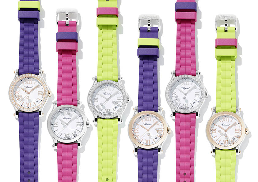 Chopard orologi Happy Sport: un’estate dai colori sfavillanti e luminosi