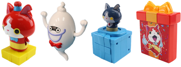 Yo-Kai Watch, i giocattoli arrivano nell’Happy Meal di Mc Donald’s