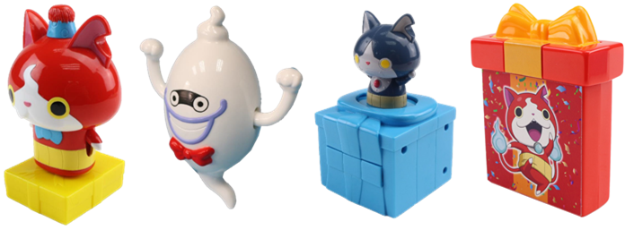 Yo-Kai Watch, i giocattoli arrivano nell&#8217;Happy Meal di Mc Donald&#8217;s