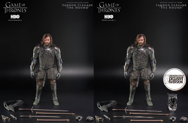 Game of Thrones: l&#8217;action doll de Il Mastino di ThreeZero