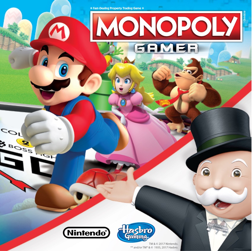 Monopoly Gamer con Super Mario, da Nintento e Hasbro