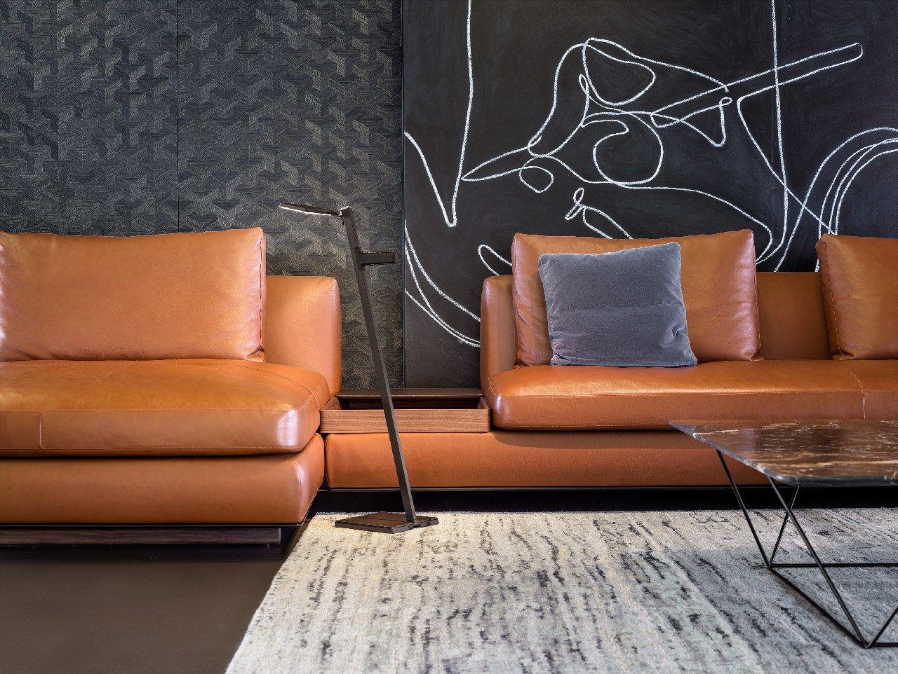 Nimbus lampada Roxanne Leggera CL: la speciale limited edition con Walter Knoll