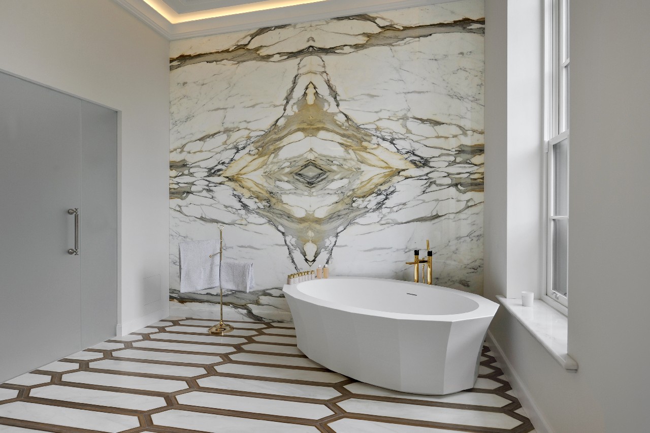 Ville di lusso a Londra: le sale da bagno esclusive realizzate da Elite Stone, le foto