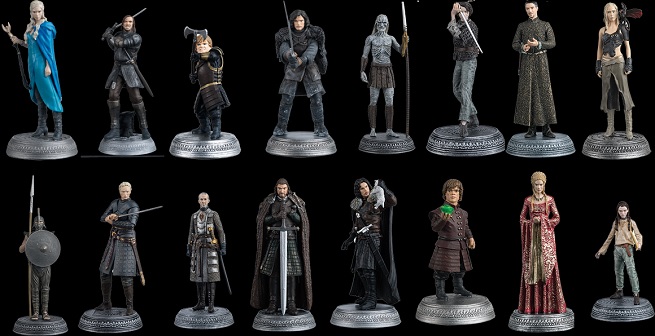 Game of Thrones, statue e fascicoli da collezione di Eaglemoss