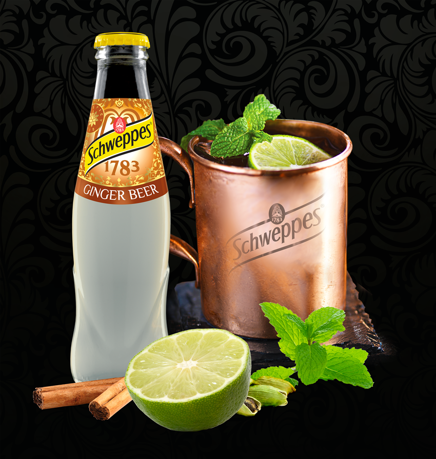 Cocktail ultime tendenze 2017:  l&#8217;aperitivo by Schweppes, il Moscow Mule e Schweppervescence à la Page